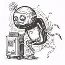 tatoo machine tattoo design idea