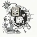 tatoo machine tattoo design idea