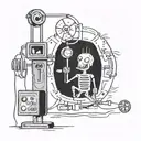 tatoo machine tattoo design idea
