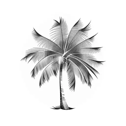 Tiki Palm Tree Tattoo by ArcaneAvis on DeviantArt