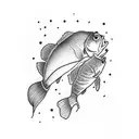 Fish Pale ale tattoo design idea