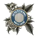 1908 inter milan logo tattoo design idea
