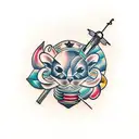 zipper  tattoo design idea