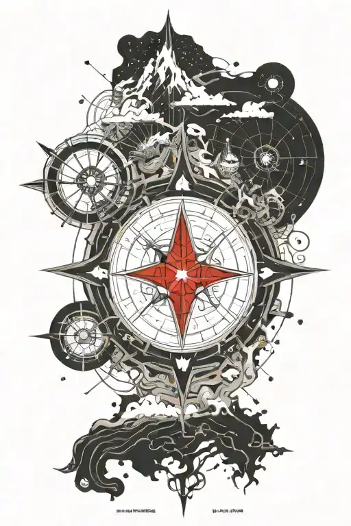 pulsar map symbolizing tattoo design idea