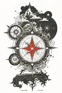 pulsar map symbolizing tattoo design idea