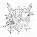 Arctic Monkeys inspired tattoo   tattoo design idea