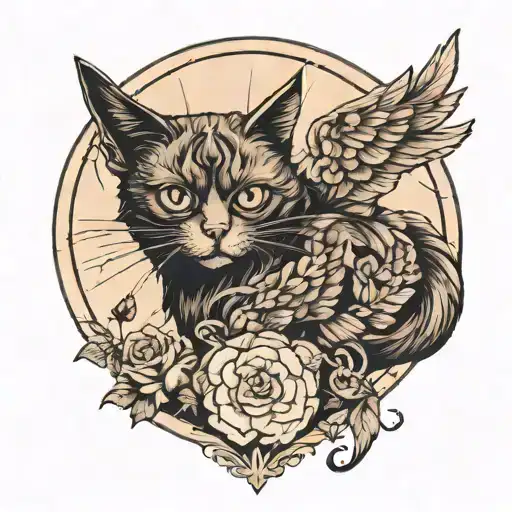 A cat has nine lives. A raven lives for three hundred years. And you and I have a little time. Until they turn off the lights. tattoo design idea