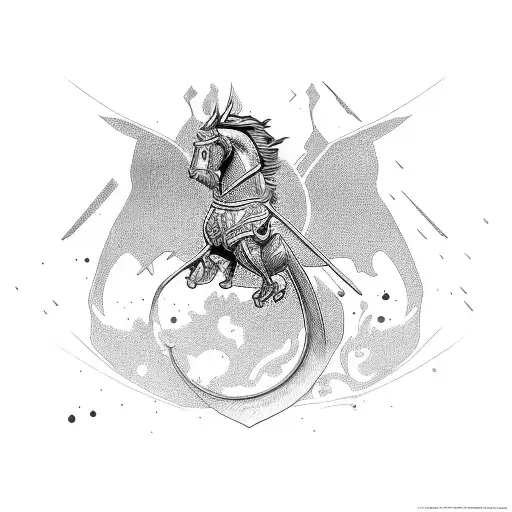 Saint George  tattoo design idea