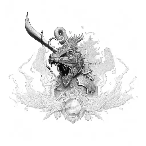 Saint George  tattoo design idea