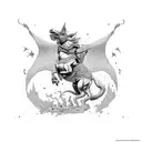 Saint George  tattoo design idea