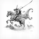 Saint George  tattoo design idea