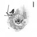 Miami tattoo design idea