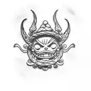 luffy tattoo design idea