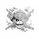 luffy tattoo design idea