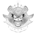 luffy tattoo design idea