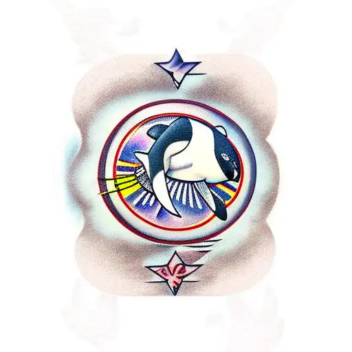 orca tattoo design idea