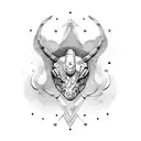 Sagittarius Taurus  tattoo design idea