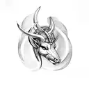 Sagittarius Taurus  tattoo design idea