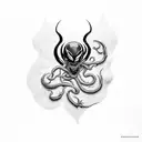 venom tattoo design idea