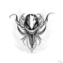 venom tattoo design idea