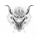 venom tattoo design idea