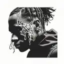 travis scott tattoo design idea
