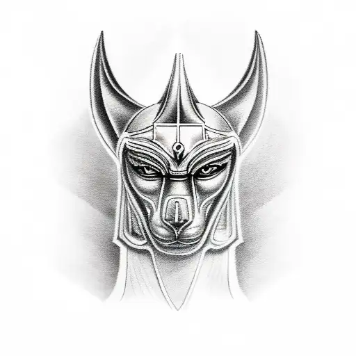 Anubis tattoo design idea