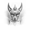 Anubis tattoo design idea