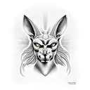 Anubis tattoo design idea