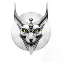 Anubis tattoo design idea