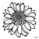 Chrysanthemum tattoo design idea