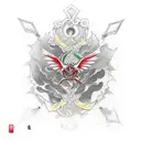 code geass anime tattoo design idea