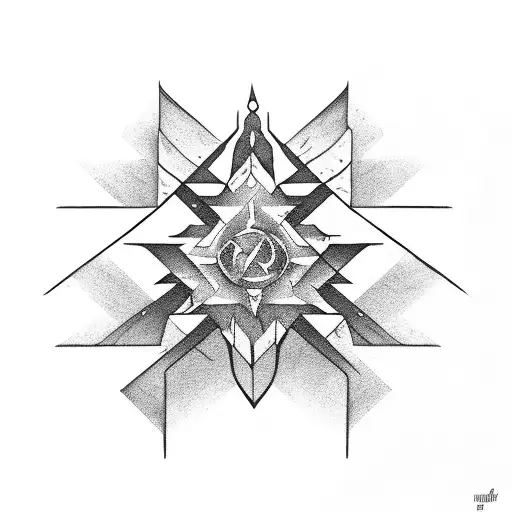 star checkered unveil the truth in words tattoo design idea