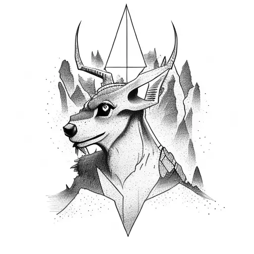 matterhorn tattoo design idea