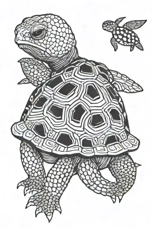 the 1975 box turtle tattoo design idea