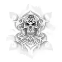 Maya death  tattoo design idea