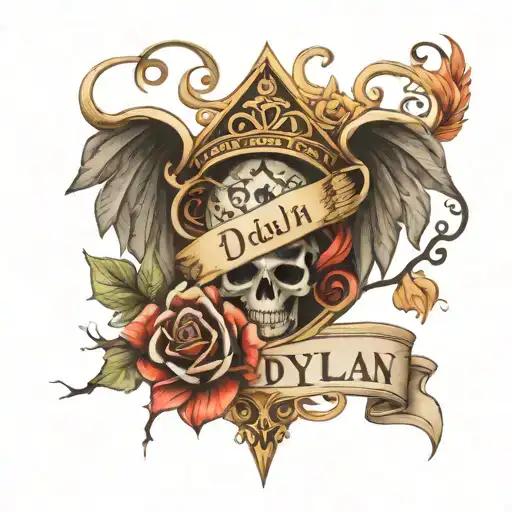 create a tattoo with the names zoe leila and dylan in it tattoo design idea