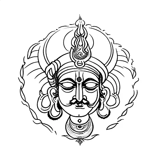 Shiv bhagwan  tattoo design idea