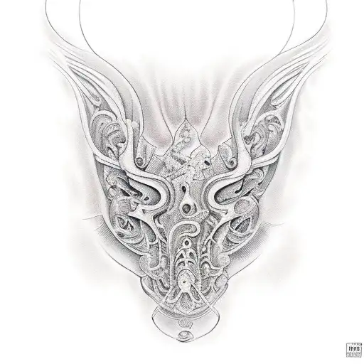  cello tattoo design idea