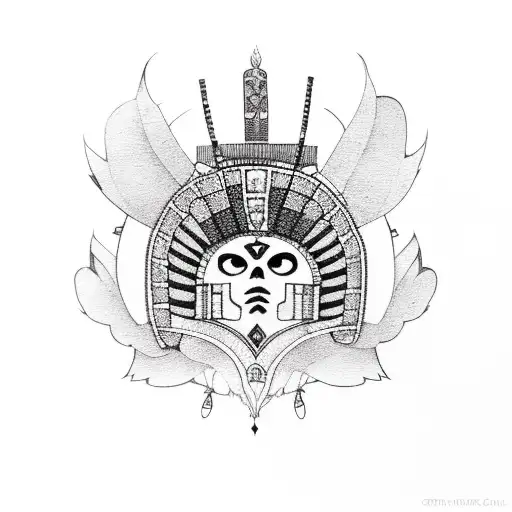 Peruvian inca tattoo design idea