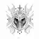 molon labe tattoo design idea