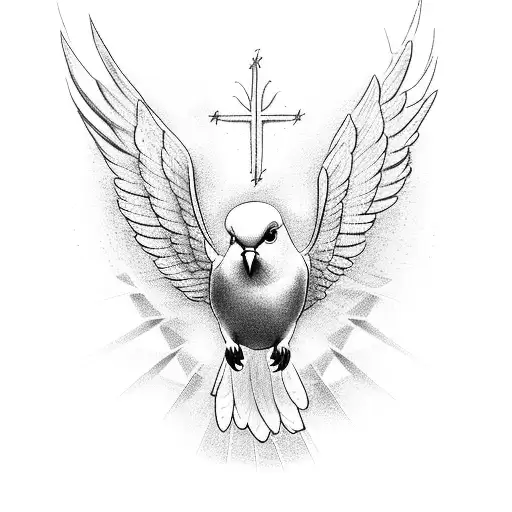 Details 139+ holy spirit dove drawing latest