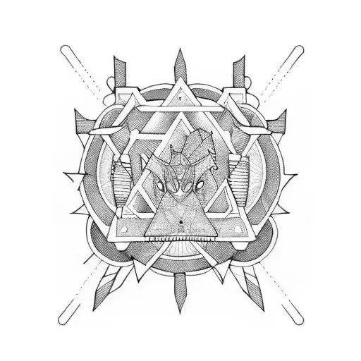 backpack  tattoo design idea