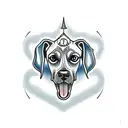 Rhodesian Ridgeback tattoo design idea