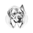 Rhodesian Ridgeback tattoo design idea