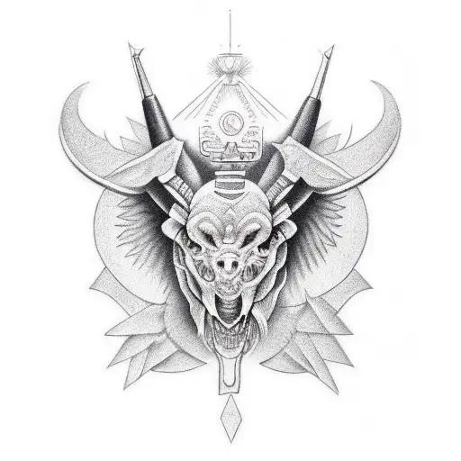 illuminaty tattoo design idea