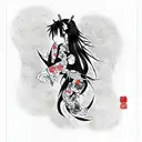 anime tattoo design idea