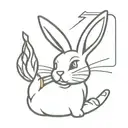 PLAYBOY's bunny with a cigarette tattoo design idea