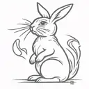 PLAYBOY's bunny with a cigarette tattoo design idea