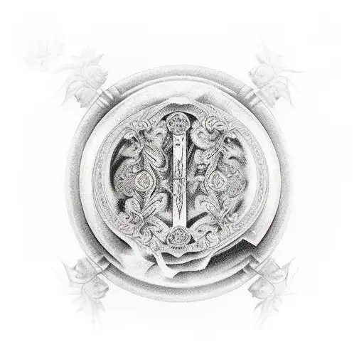 bible verse Luke 1:37  tattoo design idea